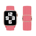 Innova Textile Band за Apple Watch 1/2/3/4/5/6/7/8/9/10/11/SE/SE 2/SE 3 (42/44/45/46/49mm) - Pink - Image 2
