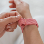 Innova Textile Band за Apple Watch 1/2/3/4/5/6/7/8/9/10/11/SE/SE 2/SE 3 (42/44/45/46/49mm) - Pink - Image 4