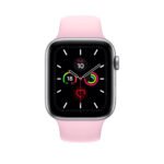 Innova Silicone Band за Apple Watch 1/2/3/4/5/6/7/8/9/10/11/SE/SE 2/SE 3 (42/44/45/46/49mm) - Baby pink - Image 2