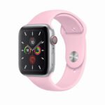 Innova Silicone Band за Apple Watch 1/2/3/4/5/6/7/8/9/10/11/SE/SE 2/SE 3 (42/44/45/46/49mm) - Baby pink