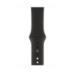 Innova Silicone Band за Apple Watch 1/2/3/4/5/6/7/8/9/10/11/SE/SE 2/SE 3 (38/40/41/42mm) - Black - Image 3