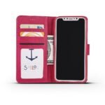 LC.IMEEKE Calf Texture Cover - iPhone X/XS - Pink - Image 4