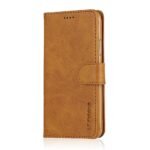 LC.IMEEKE Calf Texture Cover - iPhone X/XS - Light Brown - Image 2
