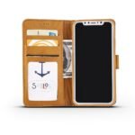 LC.IMEEKE Calf Texture Cover - iPhone X/XS - Light Brown - Image 4