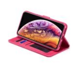 LC.IMEEKE Calf Texture Cover - iPhone XS Max - Pink - Image 4