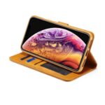 LC.IMEEKE Calf Texture Cover - iPhone XS Max - Light Brown - Image 4