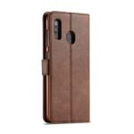 LC.IMEEKE Calf Texture Cover - Samsung Galaxy A30 - Dark Brown - Image 3