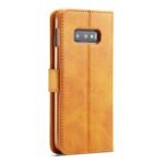LC.IMEEKE Calf Texture Cover - Samsung Galaxy S10e - Light Brown - Image 3