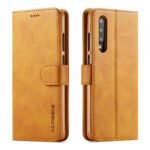 LC.IMEEKE Calf Texture Cover - Huawei P30 - Light Brown