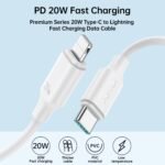 Joyroom - Data Cable (S-CL020A9) - Type-C to Lightning, 20W, 1m. - Black - Image 5