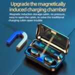 TWS - Wireless Earbuds (F9-5) - Bluetooth 5.0, True Wireless Stereo, Powerbank - Yellow - Image 5