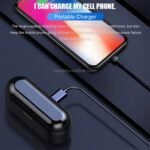TWS - Wireless Earbuds (F9) - Bluetooth 5.1, True Wireless Stereo, Powerbank - Light blue - Image 6