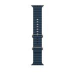 Innova Ribbed Band за Apple Watch 1/2/3/4/5/6/7/8/9/10/11/SE/SE 2/SE 3 (38/40/41/42mm) - Navy Blue - Image 4