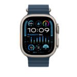 Innova Ribbed Band за Apple Watch 1/2/3/4/5/6/7/8/9/10/11/SE/SE 2/SE 3 (38/40/41/42mm) - Navy Blue - Image 3