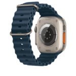 Innova Ribbed Band за Apple Watch 1/2/3/4/5/6/7/8/9/10/11/SE/SE 2/SE 3 (38/40/41/42mm) - Navy Blue - Image 2