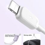 Joyroom - Data Cable Multi-Color Series (S-AL012A14) - USB-A to Lightning, 2.4A, 1.2m. - White - Image 6