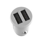 Baseus - Car Charger (CCALL-ML02) - 3.1v, 2x USB-A, Smart charging protection - White - Image 4