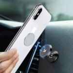 Wozinsky - Car Holder (WMH-05) - Magnetic Mount, 360° Degree head, Metal plate included - Black - Image 4