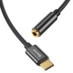 Baseus - Adapter (CATL54-01) - Type-C Male to 3.5mm, Female adapter L54 - Black - Image 2
