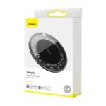 Baseus - Wireless Charger (WXJK-BA02) - 15W, 1x Cable USB-A to Type-C - Black - Image 6