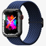 Innova Textile Band за Apple Watch 1/2/3/4/5/6/7/8/9/10/11/SE/SE 2/SE 3 (38/40/41/42mm) - Dark Blue
