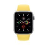 Innova Silicone Band за Apple Watch 1/2/3/4/5/6/7/8/9/10/11/SE/SE 2/SE 3 (38/40/41/42mm) - Yellow - Image 2