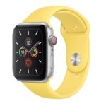 Innova Silicone Band за Apple Watch 1/2/3/4/5/6/7/8/9/10/11/SE/SE 2/SE 3 (38/40/41/42mm) - Yellow
