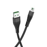 Hoco - Data Cable (U53) - USB-A to Micro USB, 4A, 1.2m. - Black