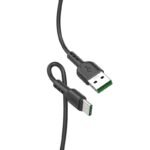 Hoco - Data Cable (X33) - USB-A to Type-C, 5A, 1m. - Black - Image 3