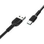 Hoco - Data Cable (X33) - USB-A to Type-C, 5A, 1m. - Black - Image 2