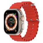 Innova Ribbed Band за Apple Watch 1/2/3/4/5/6/7/8/9/10/11/SE/SE 2/SE 3 (38/40/41/42mm) - Red