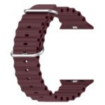 Innova Ribbed Band за Apple Watch 1/2/3/4/5/6/7/8/9/10/11/SE/SE 2/SE 3 (38/40/41/42mm) - Bordeaux - Image 2