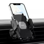 Joyroom - Car Holder (JR-ZS259) - Mechanical Air Vent, Stable, 4.7"-6.9" - Black - Image 2