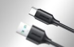 Joyroom - Data Cable (S-UC027A9) - USB-A to Type-C, 3A, 2m. - Black - Image 2