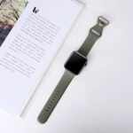 Innova Silicone Band за Apple Watch 1/2/3/4/5/6/7/8/9/10/11/SE/SE 2/SE 3 (38/40/41/42mm) - Dark Green - Image 2