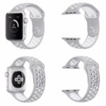 Innova Silicone Perfo Band за Apple Watch 1/2/3/4/5/6/7/8/9/10/11/SE/SE 2/SE 3 (42/44/45/46/49mm) - Gray - Image 3