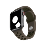 Innova Silicone Perfo Band за Apple Watch 1/2/3/4/5/6/7/8/9/10/11/SE/SE 2/SE 3 (38/40/41/42mm) - Khaki - Image 2