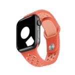 Innova Silicone Perfo Band - Apple Watch 1/2/3/4/5/6/7/8/9/10/11/SE/SE 2/SE 3 (42/44/45/46/49mm) - Peach - Image 2