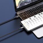 Baseus - Data Cable Rapid Series (CAJS000001) - 3in1, USB-A to M+A+L, 3.5A, 1.2m. - Black - Image 8