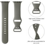 Innova Silicone Band за Apple Watch 1/2/3/4/5/6/7/8/9/10/11/SE/SE 2/SE 3 (38/40/41/42mm) - Dark Green - Image 4