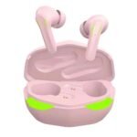 TWS - Wireless Earbuds (D17) - Bluetooth 5.0, Gaming Earbuds, True Wireless Stereo - Pink