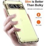 Innova Shockproof Clear Silicone за Google Pixel 9a - Transparent - Image 3