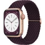 Innova Textile Band за Apple Watch 1/2/3/4/5/6/7/8/9/10/11/SE/SE 2/SE 3 (38/40/41/42mm) - Bordeaux