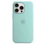 Fashion Case - Silicone Case за iPhone 15 Pro - Mint Blue
