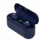 TWS - Wireless Earbuds (F9) - Bluetooth 5.1, True Wireless Stereo, Powerbank - Dark blue