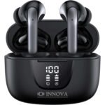 Innova - Aura Earbuds ENC - Bluetooth 5.4, True Wireless Stereo, IPX4 Waterproof - Black