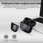 Innova - Aura Earbuds ENC - Bluetooth 5.4, True Wireless Stereo, IPX4 Waterproof - Black - Image 5